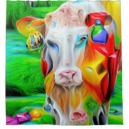 Cortina Para Box Arte de Fazenda Surreal