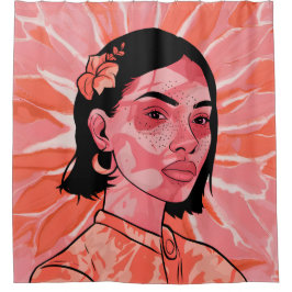 Cortina Para Box Arte minimalista moderna do boho