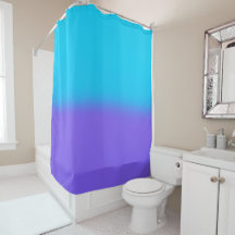 Arte Minimalista Ombré Azul e Roxo