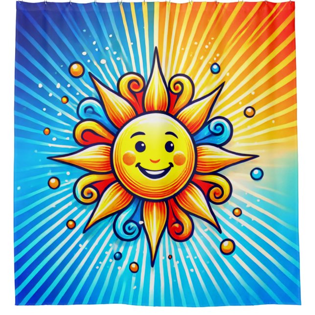 Cortina Para Box Arte Sunshine (Frente)