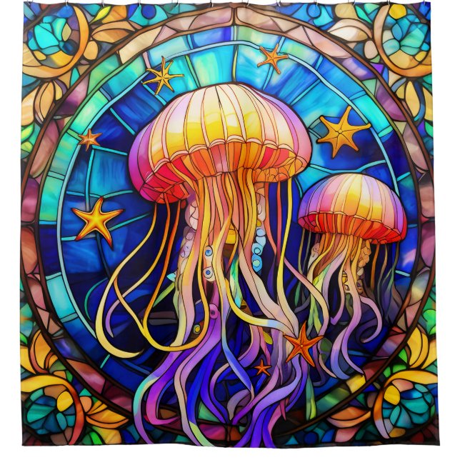 Cortina Para Box Arte tropical (Frente)