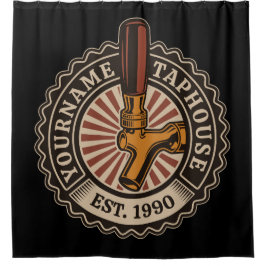 Cortina Para Box Artesanato DE NOME Personalizado Bar de cervejaria