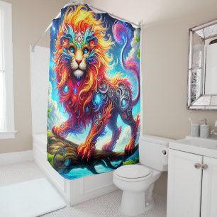 Cortina Para Box Artsy Fantasy Cat
