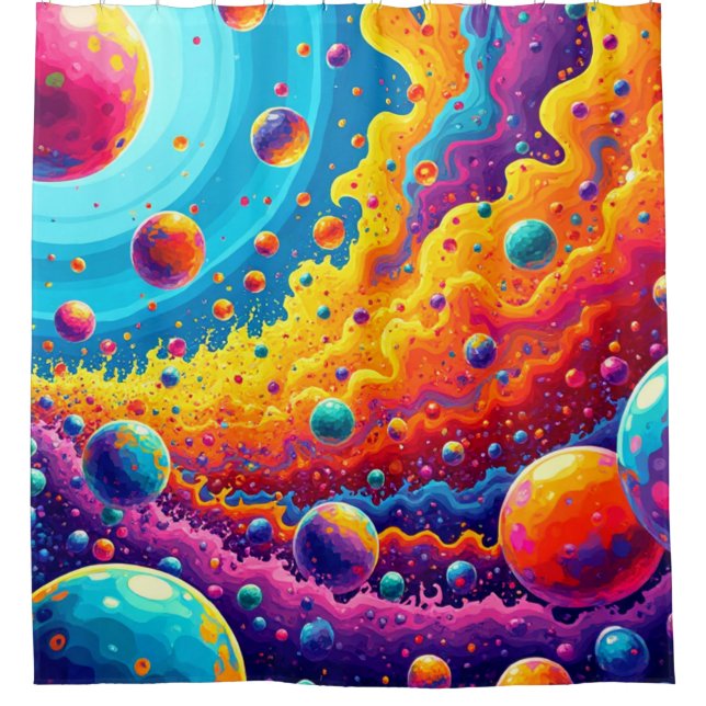 Cortina Para Box Artsy Galaxy (Frente)