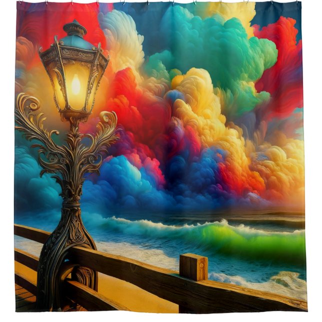 Cortina Para Box Artsy Sunset (Frente)