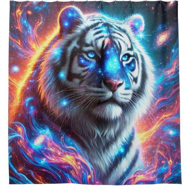 Cortina Para Box Artsy Tiger (Frente)