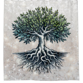 Cortina Para Box Árvore da Vida