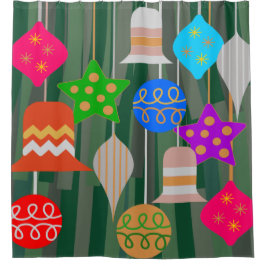 Cortina Para Box Árvore de Natal