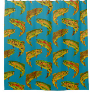 Cortina Para Box Aspen Leaf Rainbow Pattern Invisível 2018
