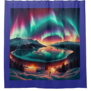 Cortina Para Box Aureola Borealis, no Alasca