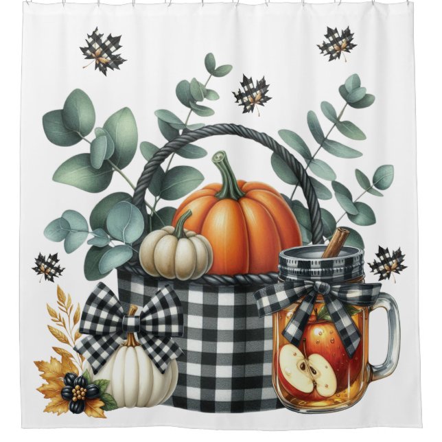 Cortina Para Box Autumn Harvest Shower Curtain (Frente)