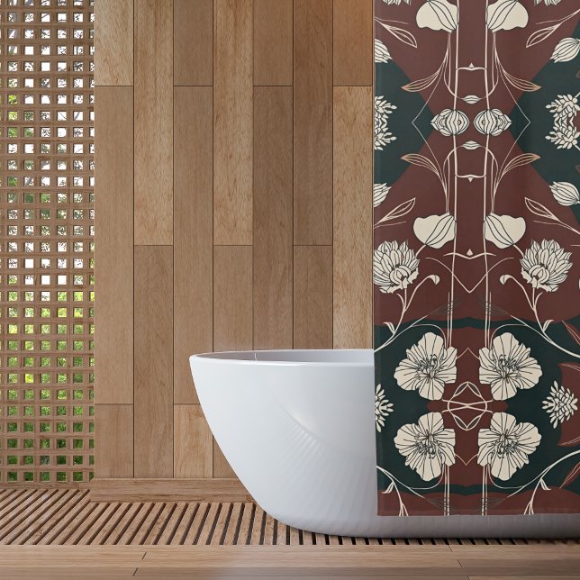 Cortina Para Box Autumn Noir Bloom (Criador carregado)