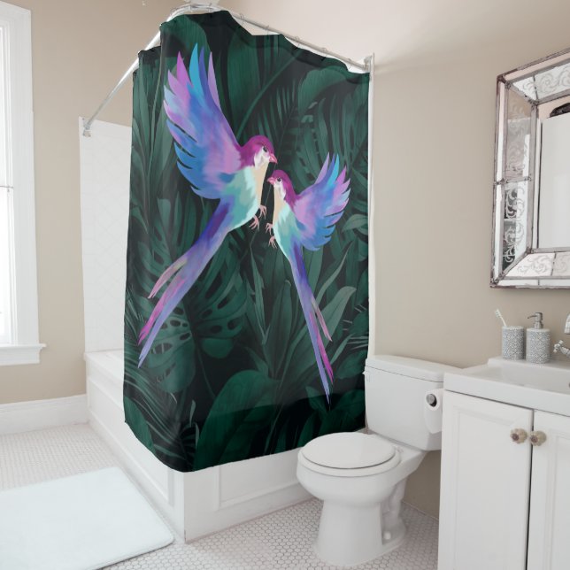 Cortina Para Box Aves Tropicais (In Situ)