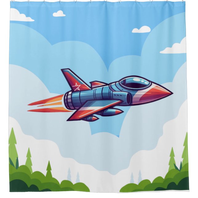 Cortina Para Box avião/avião de combate (Frente)