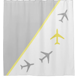 Cortina Para Box Avião-piloto de avião da Funky Avie Voando