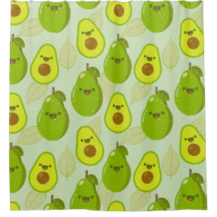 Cortina Para Box Avocado Pattern