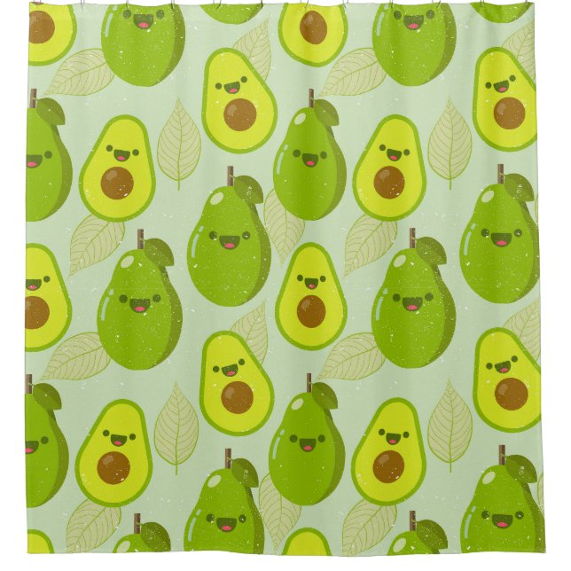 Cortina Para Box Avocado Pattern (Frente)