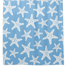Cortina Para Box Azul-padrão de Starfish