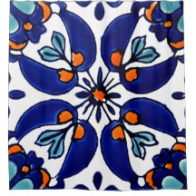 Azulejo mexicano Talavera Terracotta nº 1
