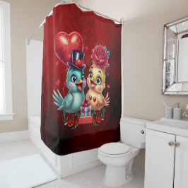 Cortina Para Box Balão do Coração e Rosa Magia: Um Romance Pintado,