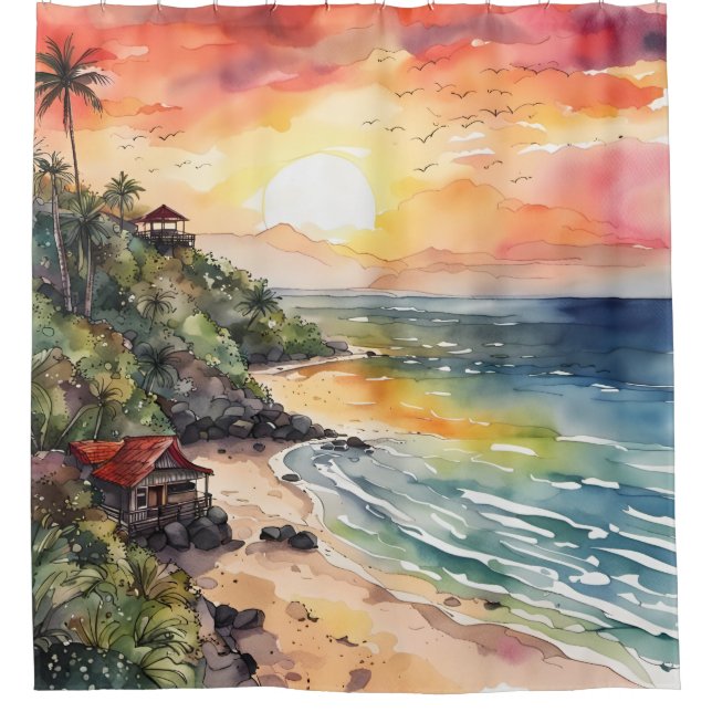 Cortina Para Box Bali's Sunset Serenade (Frente)