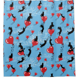 Cortina Para Box Balões vermelhos voadores