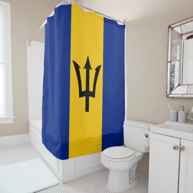 Cortina Para Box Bandeira Barbados (In Situ)