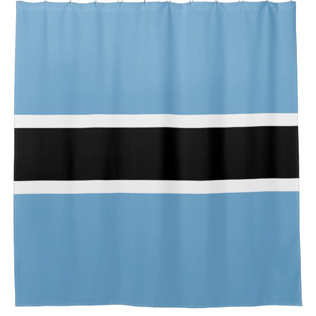 Cortina Para Box Bandeira Botsuanesa (Botsuana) (Frente)