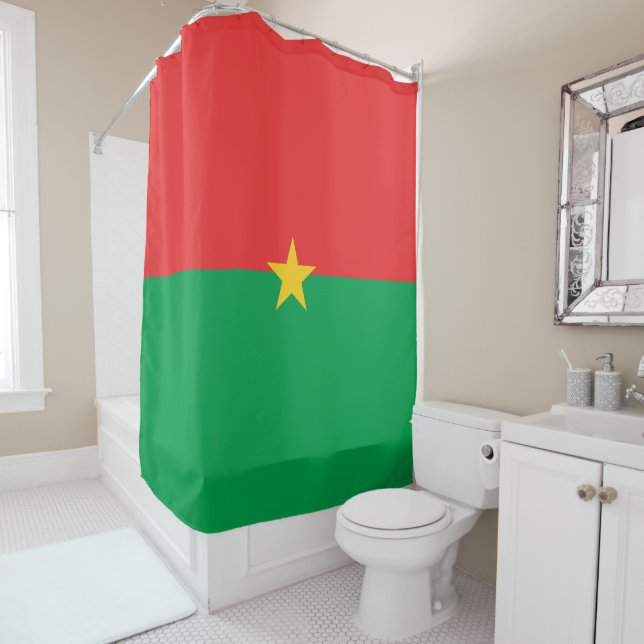 Cortina Para Box Bandeira Burkina Faso (In Situ)