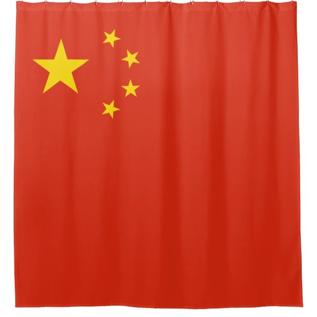 Cortina Para Box Bandeira Chinesa (China) (Frente)