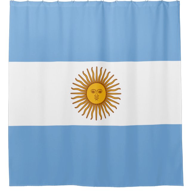 Cortina Para Box Bandeira da Argentina (Frente)