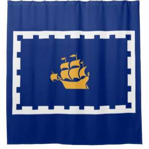 Cortina Para Box Bandeira da Cidade do Quebec (Québec, Canadá)