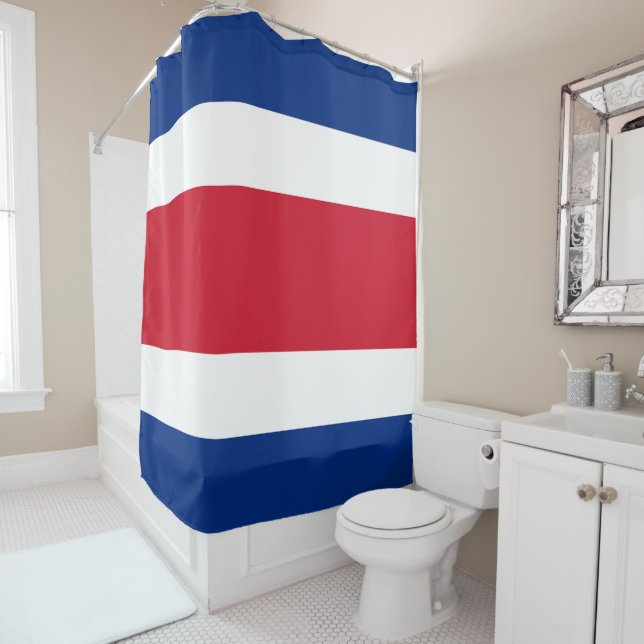 Cortina Para Box bandeira da Costa Rica (In Situ)