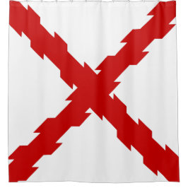 Cortina Para Box Bandeira da Cruz de Borgonha