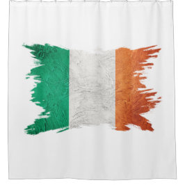 Cortina Para Box Bandeira da Irlanda Grunge, derrame de Bruxelas, b