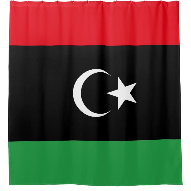 Cortina Para Box Bandeira da Líbia (Frente)