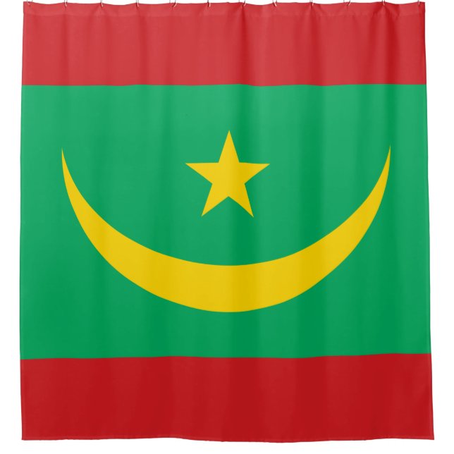 Cortina Para Box Bandeira da Mauritânia (Frente)