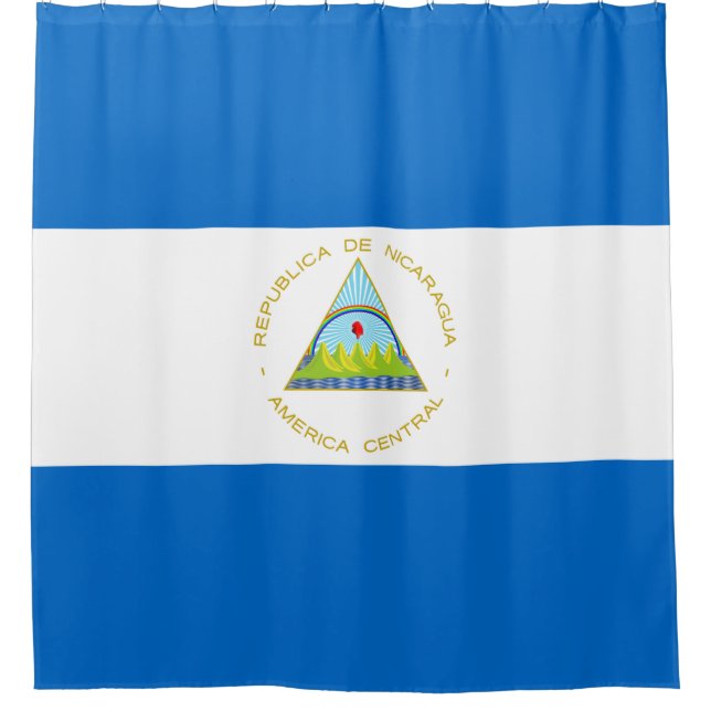 Cortina Para Box Bandeira da Nicarágua (Frente)