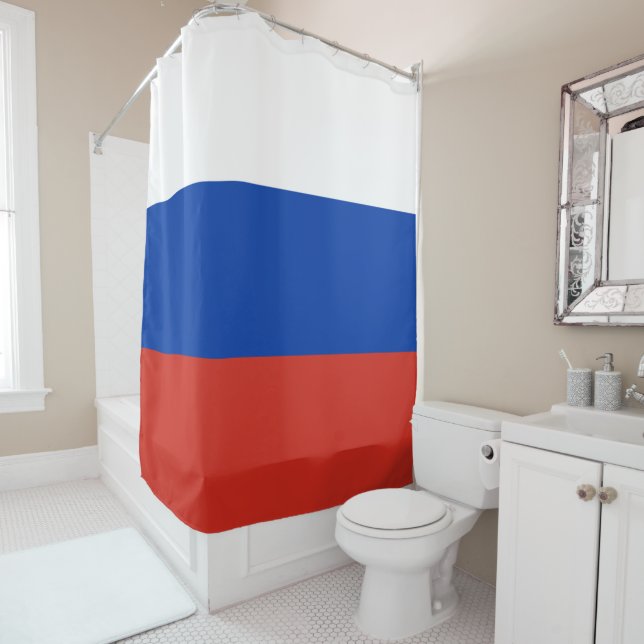 Cortina Para Box Bandeira da Rússia (In Situ)