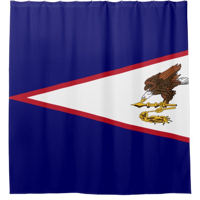 Cortina Para Box Bandeira da Samoa Americana (Frente)