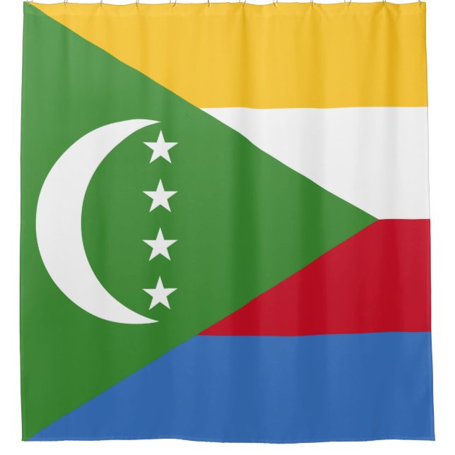 Cortina Para Box Bandeira das Comores (Frente)