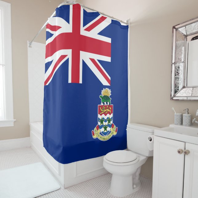 Cortina Para Box Bandeira das Ilhas Cayman (In Situ)