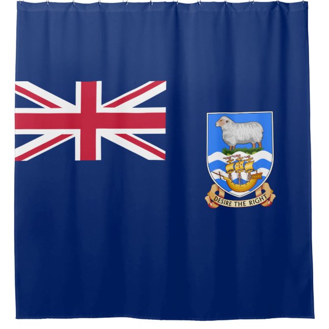 Cortina Para Box Bandeira das Ilhas Falkland (Território Britânico) (Frente)