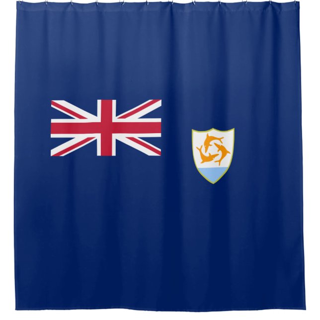 Cortina Para Box Bandeira de Anguilla (Caribe) (Frente)