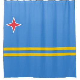 Cortina Para Box Bandeira de Aruba