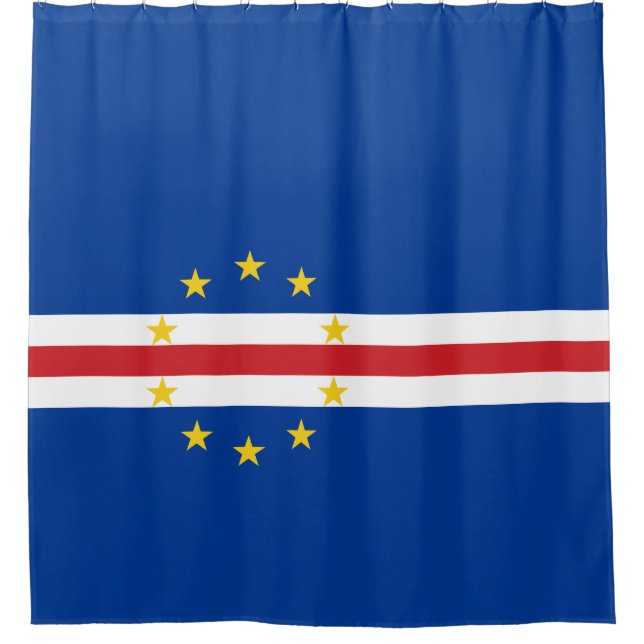 Cortina Para Box Bandeira de Cabo Verde (Cabo Verde) (Frente)