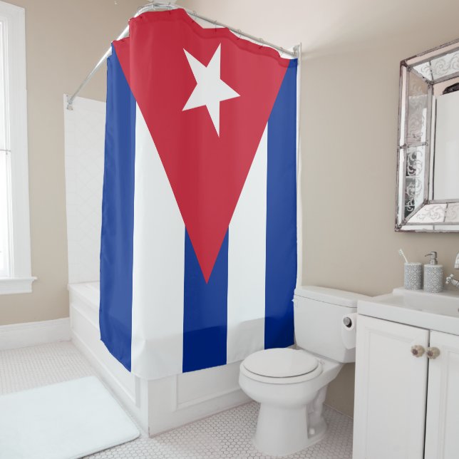 Cortina Para Box Bandeira de Cuba (In Situ)