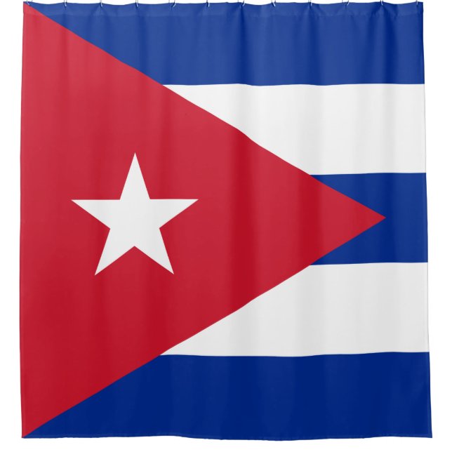 Cortina Para Box Bandeira de Cuba (Frente)