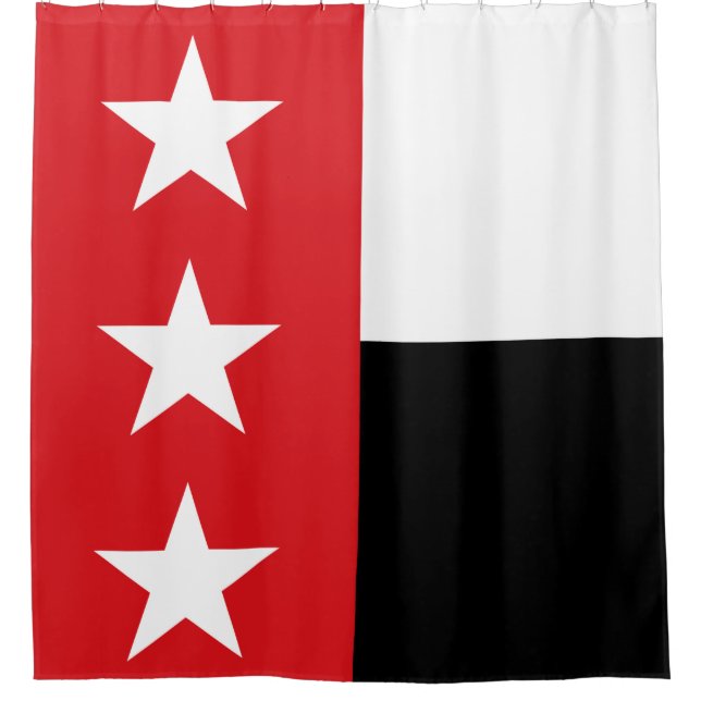 Cortina Para Box Bandeira de Laredo (Texas) (Frente)