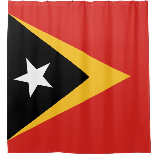 Cortina Para Box Bandeira de Timor-Leste (Frente)